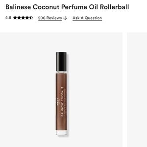 New! NEST Balinese Coconut Perfume roller ball